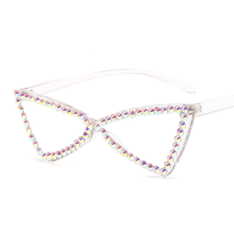 Retro triangle cat eye sunglasses, view 8 - MRSLM