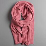 solid imitation cashmere scarf, view 7 - MRSLM