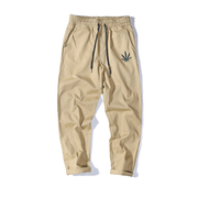 men's loose cropped cotton pants, view 3 - MRSLM