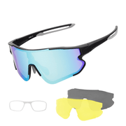 Polarized cycling glasses with interchangeable lens, view 4 - MRSLM
