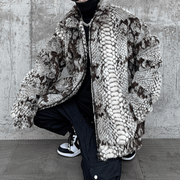 plus velvet thick floral coat, view 5 - MRSLM