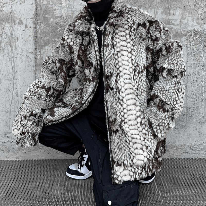 plus velvet thick floral coat, view 5 - MRSLM