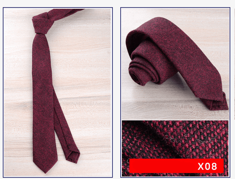 men's wool tie, view 8 - MRSLM