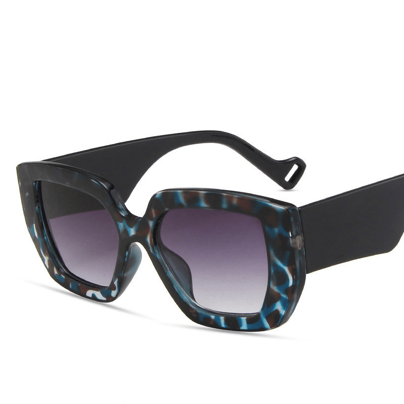 retro polygon contrast sunglasses, view 6 - MRSLM