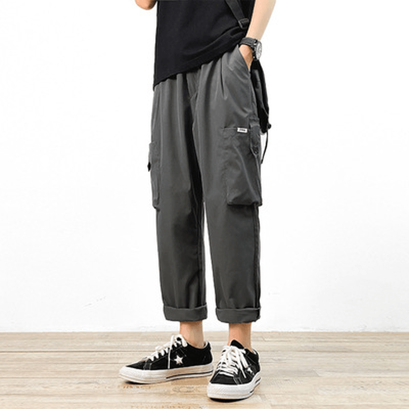 men's straight leg capri pants, view 3 - MRSLM