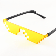 mosaic pixel costume sunglasses, view 4 - MRSLM