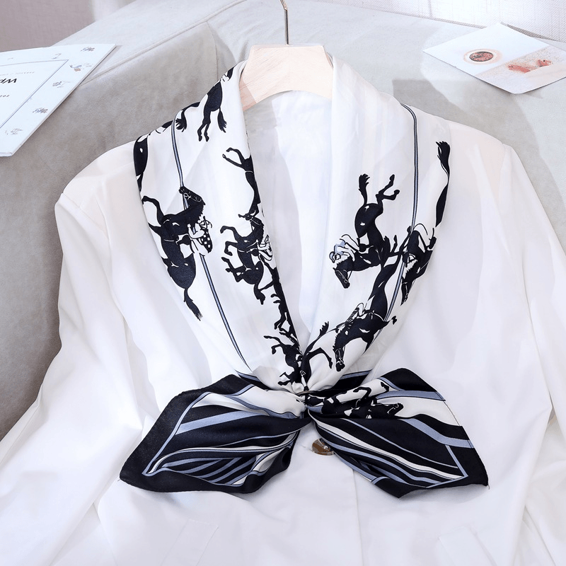 Twill Silk Fashion Scarf Decoration Scarf - MRSLM