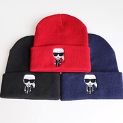 embroidered knit ski hat, view 4 - MRSLM