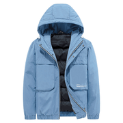 Loose hooded zip jacket, view 2 - MRSLM