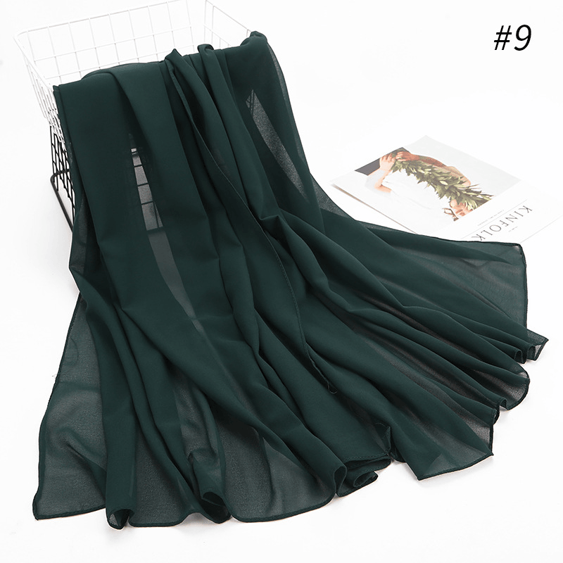women's chiffon hijab headscarf, view 14 - MRSLM
