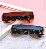 fashion simple retro one piece sunglasses - MRSLM