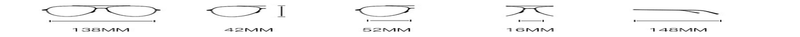 Retro flat lens glasses, view 7 - MRSLM