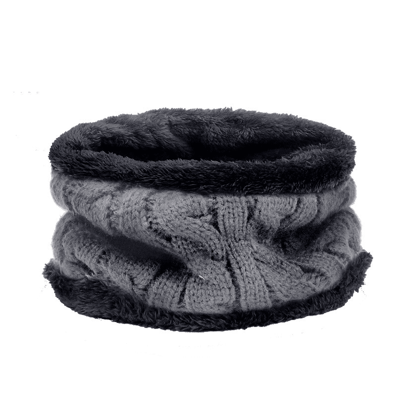 Knitted wool hat and scarf set, view 9 - MRSLM