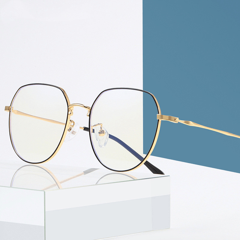 men's anti-blue metal glasses, view 4 - MRSLM
