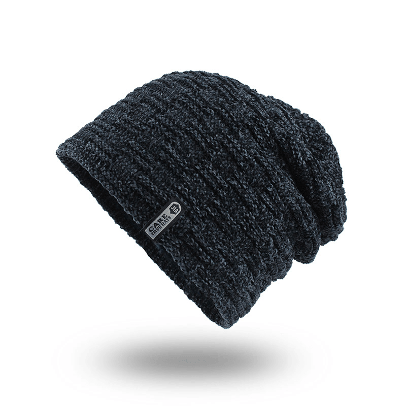 Men's Korean style knitted wool hat, view 4 - MRSLM