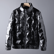 Men's winter down jacket, view 4 - MRSLM