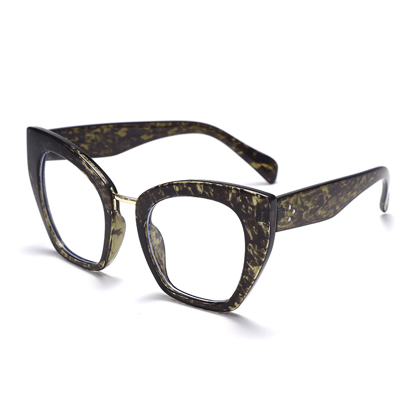 Retro oval blue light filtering glasses, view 9 - MRSLM