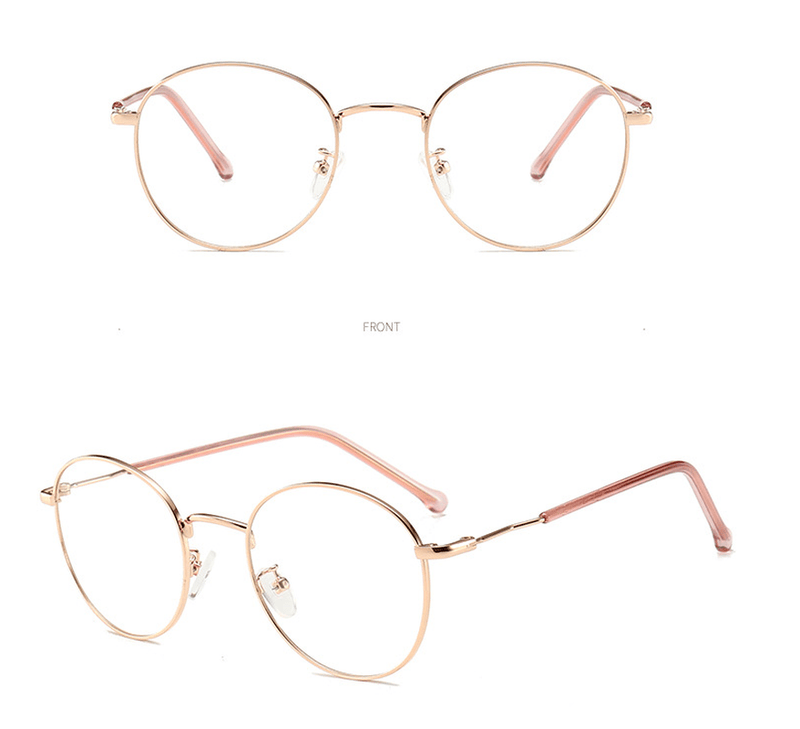 Irregular round metal frame glasses - MRSLM