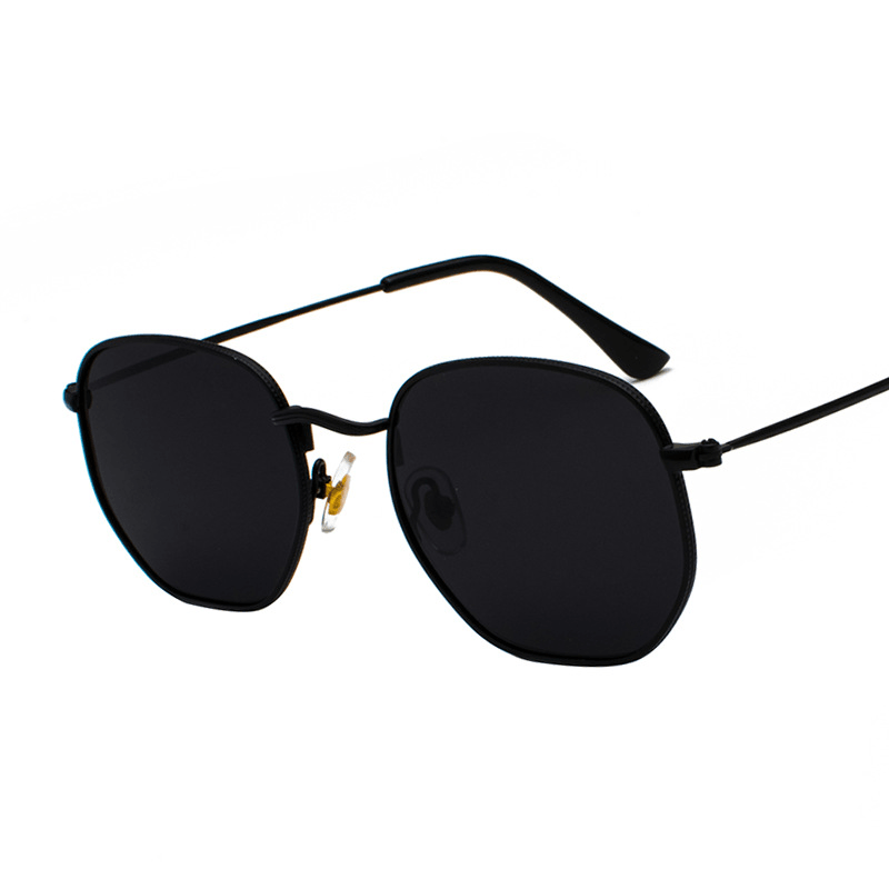 Irregular metal frame sunglasses, view 3 - MRSLM