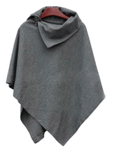 Women's loose cape coat shawl, view 3 - MRSLM