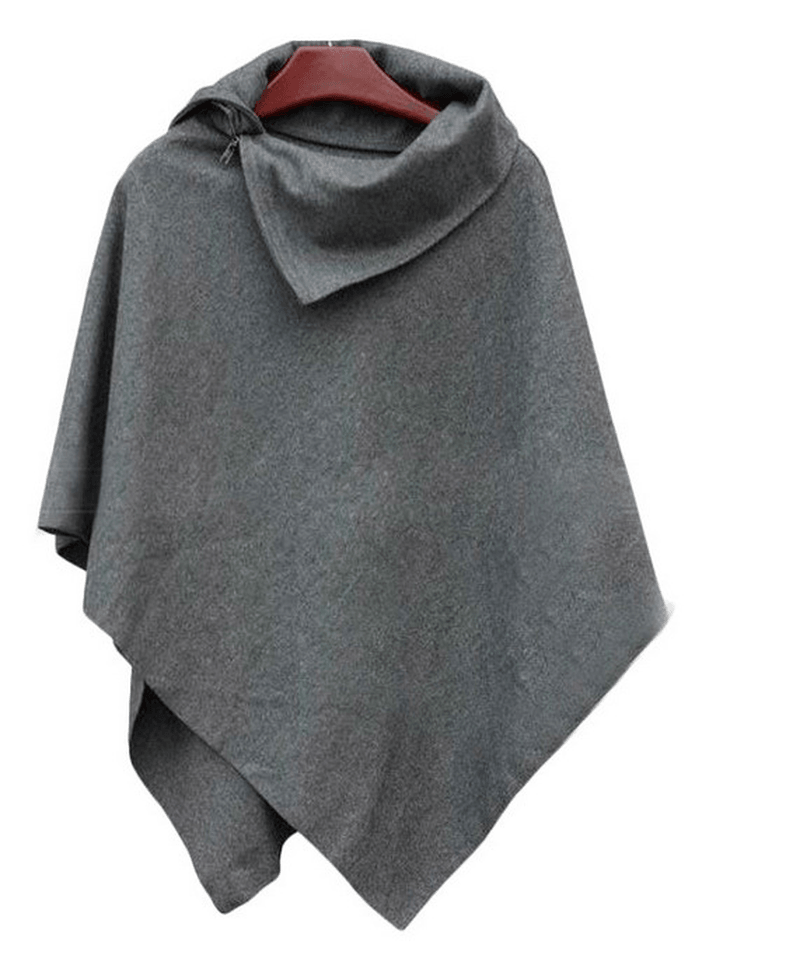Women's loose cape coat shawl, view 3 - MRSLM