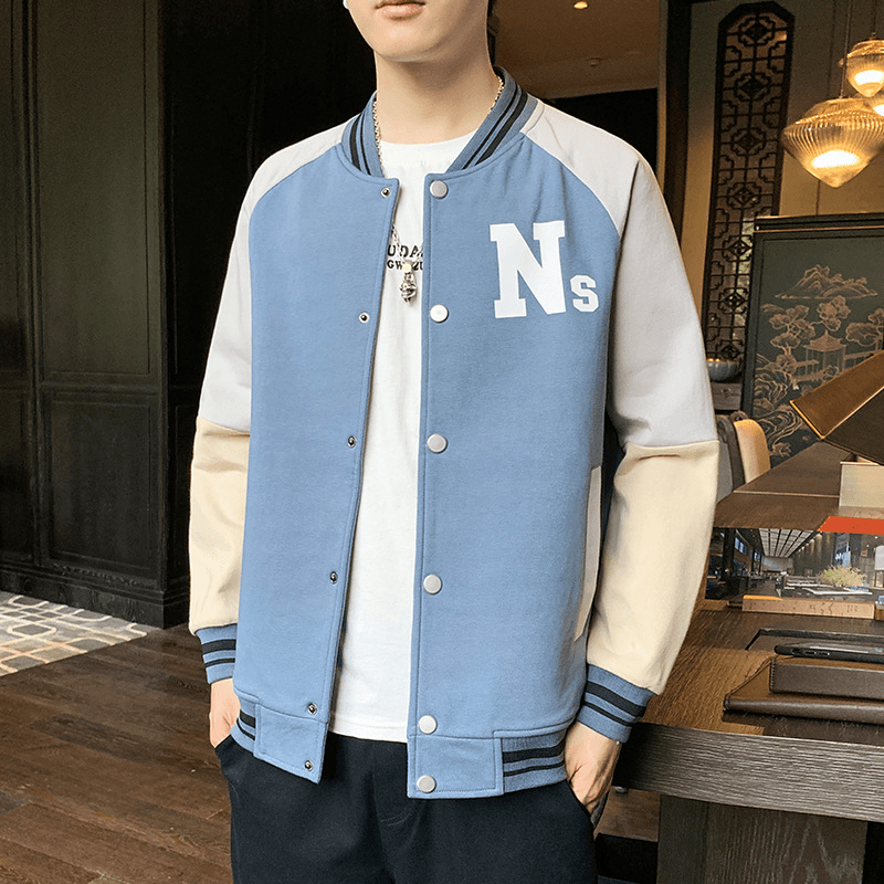 Men'S Trendy Jacket Coat Baseball Uniform - MRSLM