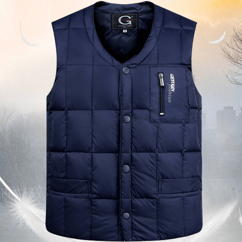 Lightweight Inner and Outer Wear Warm Waistcoat - MRSLM