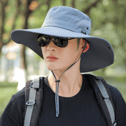 men's wide brim fisherman hat, view 5 - MRSLM