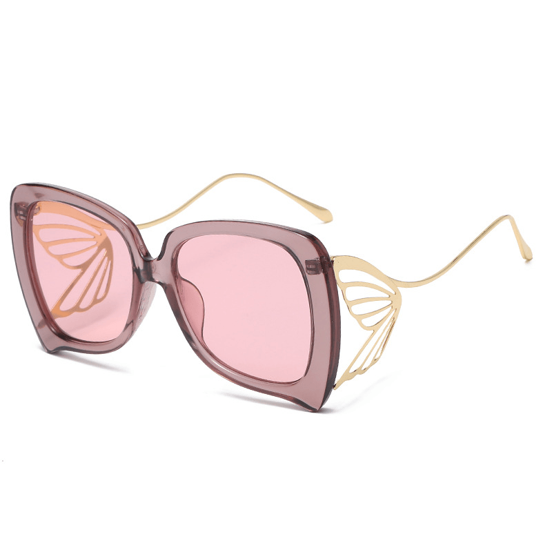 retro butterfly sunglasses, view 5 - MRSLM
