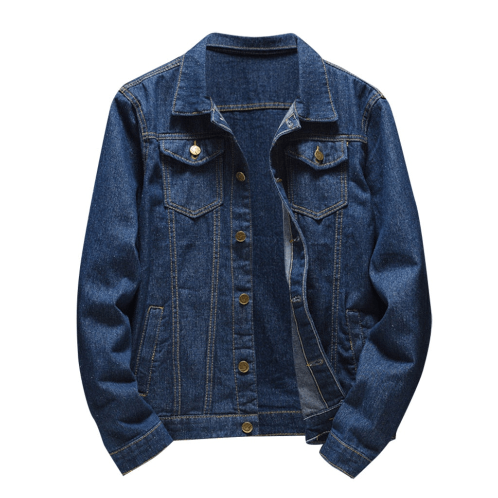 Thick and Versatile Casual Denim Jacket - MRSLM