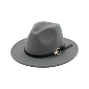 Wool felt jazz hat with belt, view 11 - MRSLM