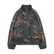 Men's loose casual jacket, green, view 3 - MRSLM