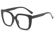 large frame spring hinge flat lens glasses, view 3 - MRSLM