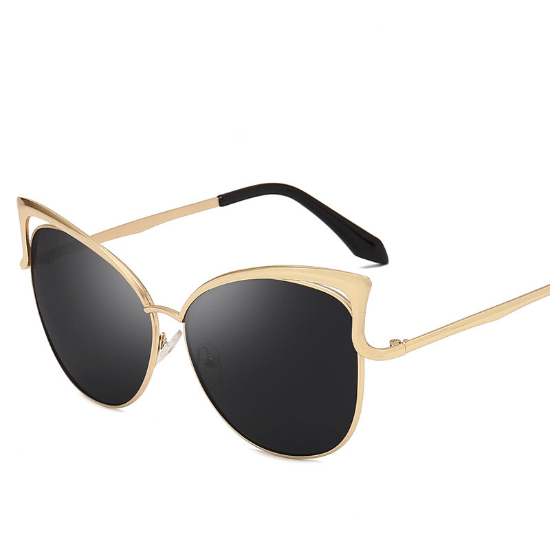 Women's colorful lens metal sunglasses - MRSLM