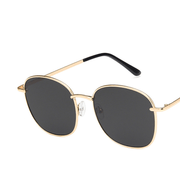 women's retro round metal sunglasses, view 4 - MRSLM