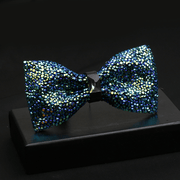 men's shiny bow tie, view 4 - MRSLM