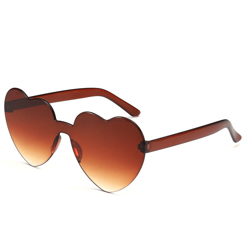 peach heart frameless sunglasses, view 13 - MRSLM