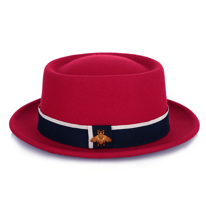 Women's wool top hat, view 3 - MRSLM