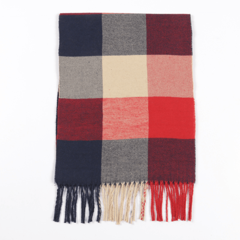 men's cotton scarf, autumn winter, view 3 - MRSLM