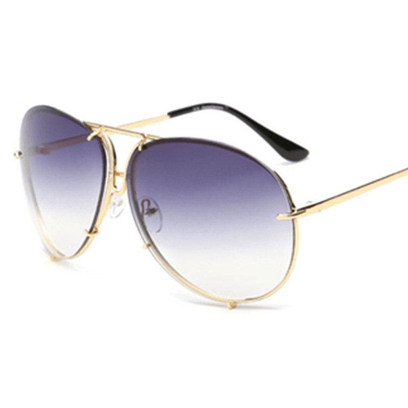 big frame color film sunglasses, view 3 - MRSLM