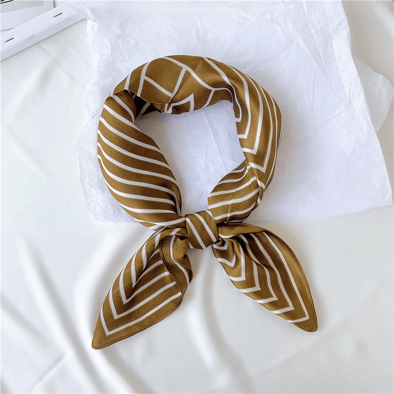 small square silk-like scarf - MRSLM