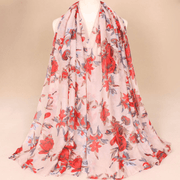 ladies printed Bali yarn scarf - MRSLM