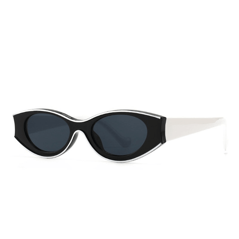 cat eye retro oval sunglasses, view 4 - MRSLM