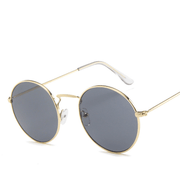 round metal frame tinted glasses, view 7 - MRSLM