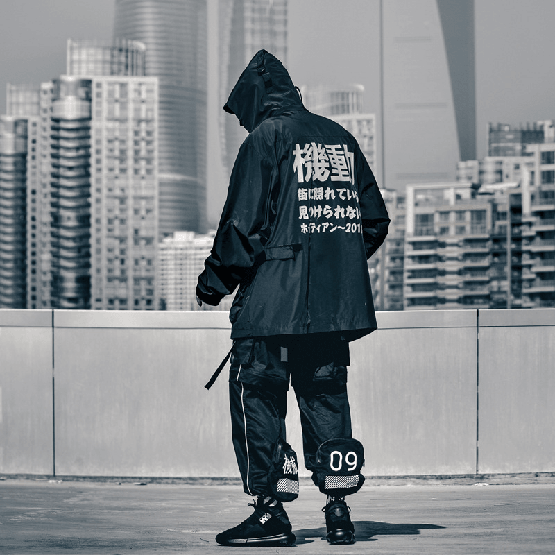Loose Trendy Brand Hooded Reflective Functional Jacket Trend - MRSLM