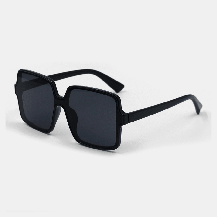 Unisex Square Transparent Full Frame Casual UV Protection Sunglasses - MRSLM