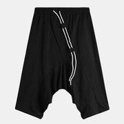 Men's army green cotton shorts, view 5 - MRSLM