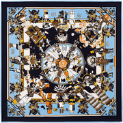 large square faux silk scarf, view 10 - MRSLM