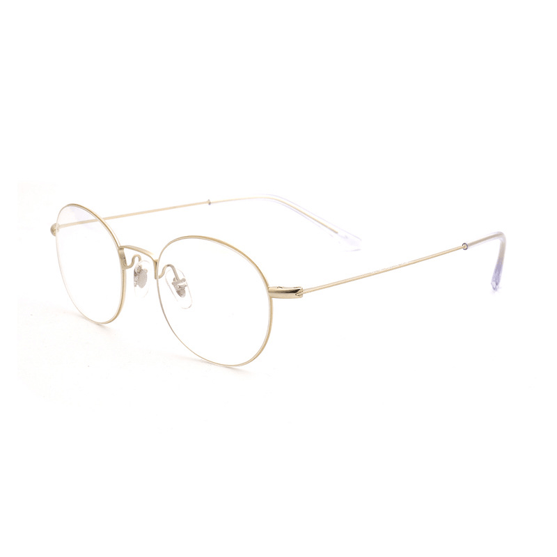 men's retro small-frame metal glasses, view 3 - MRSLM