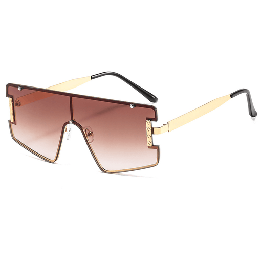 one piece metal frame sunglasses - MRSLM